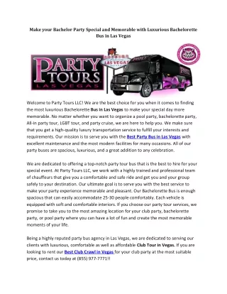 make your bachelor party special and memorable
