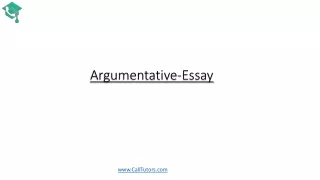argumentative essay