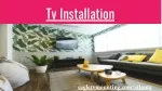 Tv Installation - slide 1