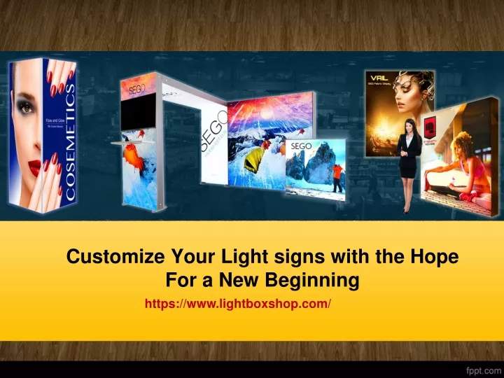 customize your light signs with the hope for a new beginning