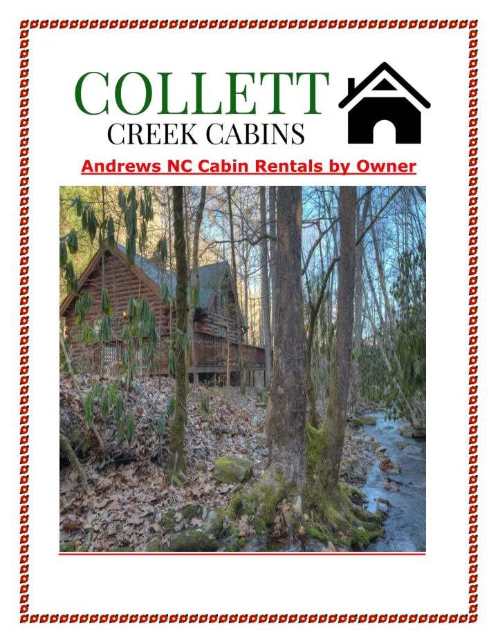 andrews nc cabin rentals by owner