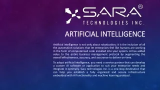 artificial intelligence