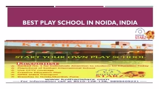Best Play School in Noida, India