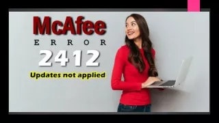 How to Fix McAfee Error 2412
