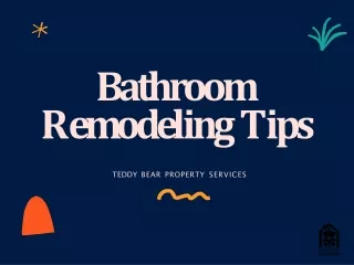 bathroom remodel tips