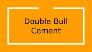 double bull cement