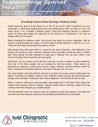 everything to know about choosing a wellness