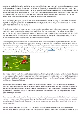 association football also called football
