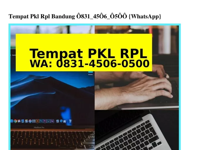 tempat pkl rpl bandung 831 45 6 5 whatsapp