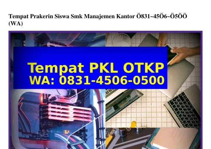 tempat prakerin siswa smk manajemen kantor