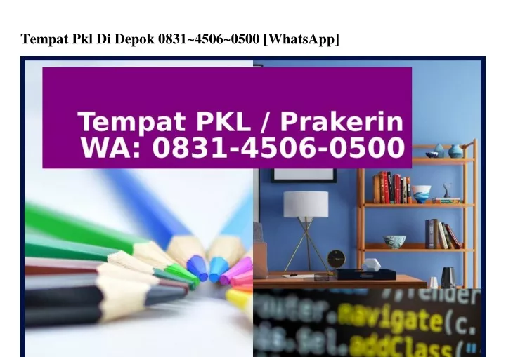 tempat pkl di depok 0831 4506 0500 whatsapp