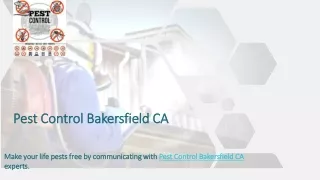 Pest Control Bakersfield CA
