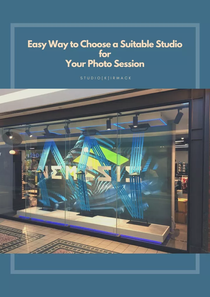 easy way to choose a suitable studio for your