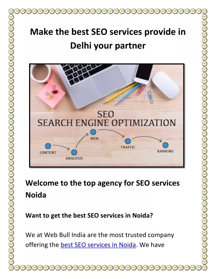 make the best seo services provide in delhi your