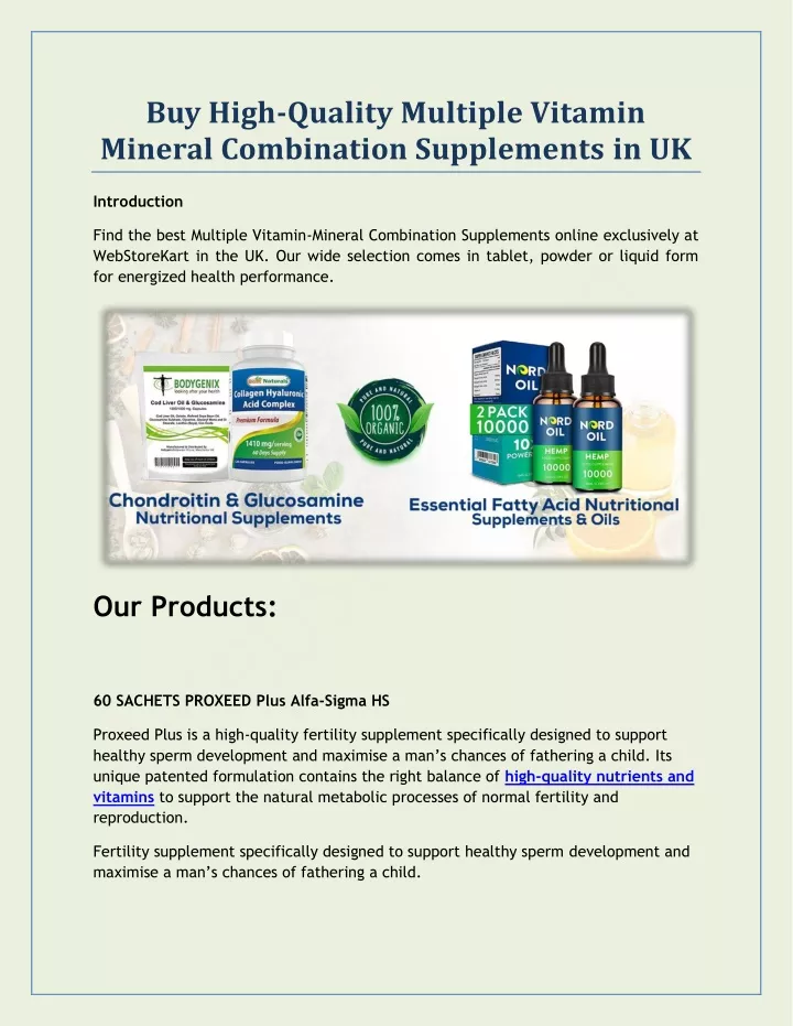 buy high quality multiple vitamin mineral