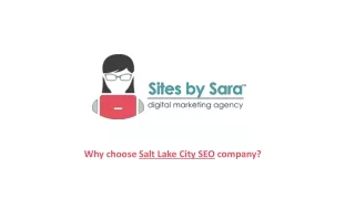Why choose Salt Lake City SEO company?