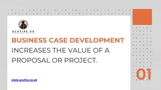 How Business case development increases Project Value | Acufire UK