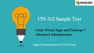 1y0 312 sample test 1y0 312 sample test