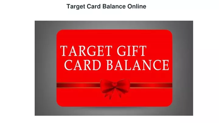 target card balance online