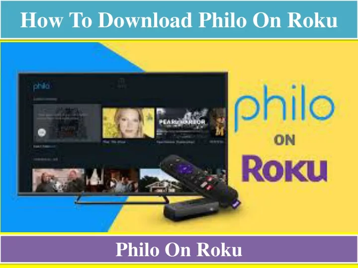 how to download philo on roku