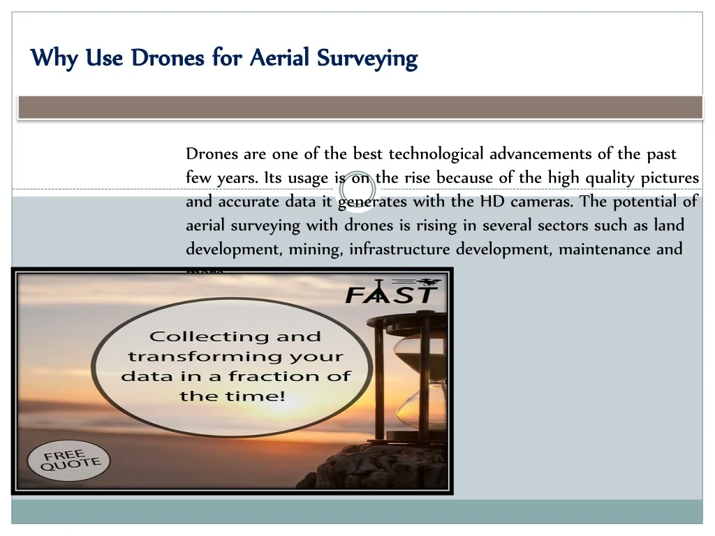 PPT - Why Use Drones for Aerial Surveying PowerPoint Presentation, free ...