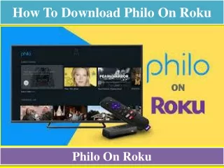 how to download philo on roku