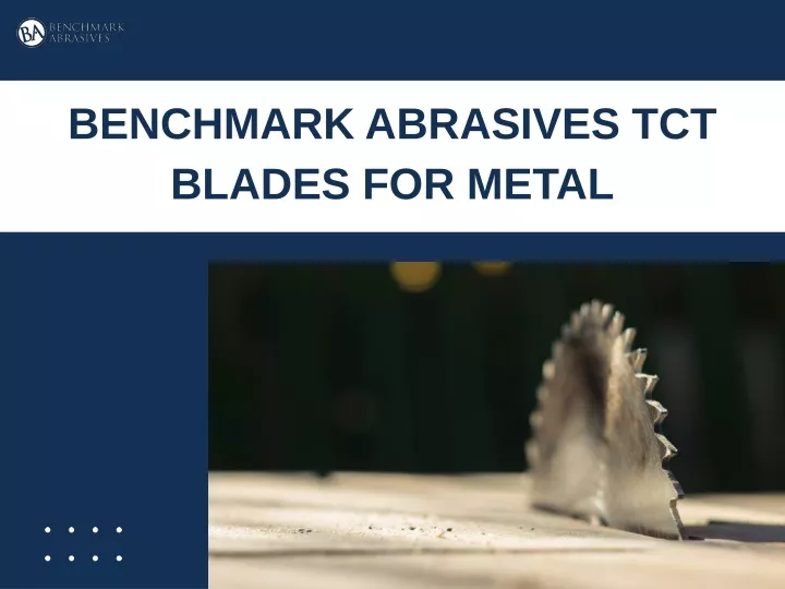 benchmark abrasives tct blades for metal