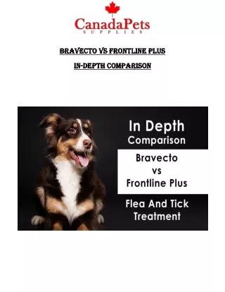 Bravecto Vs Frontline Plus In-Depth Comparison - Blog - PDF - CanadaPetsSupplies