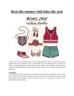 boho beauty styles for summer