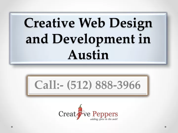 creative web design and development in austin
