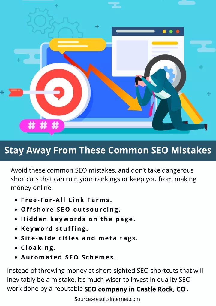 stay away from these common seo mistakes