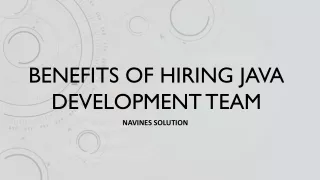benefits of hiring java development team