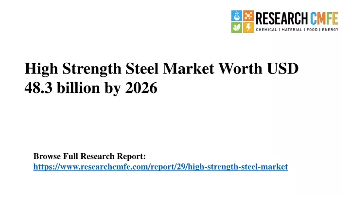 high strength steel market worth usd 48 3 billion