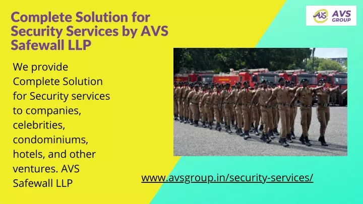 complete solution for security services