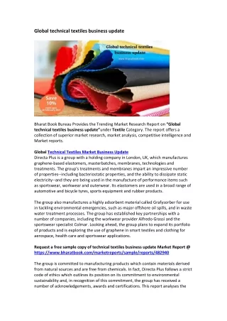global technical textiles business update