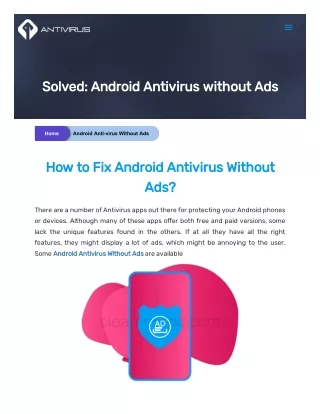 solved android antivirus without ads
