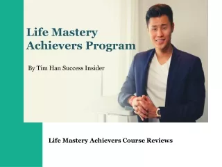 Life Mastery Achievers Program