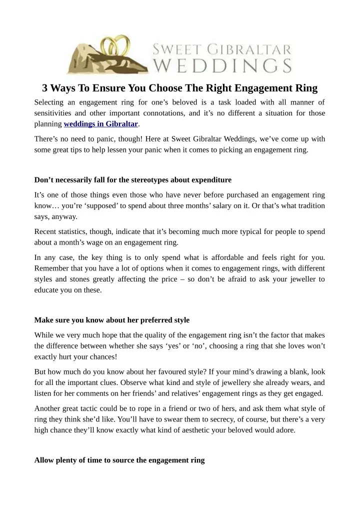 3 ways to ensure you choose the right engagement
