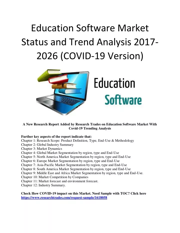 education software market status and trend