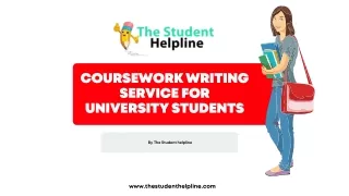 Coursework writing service for university students
