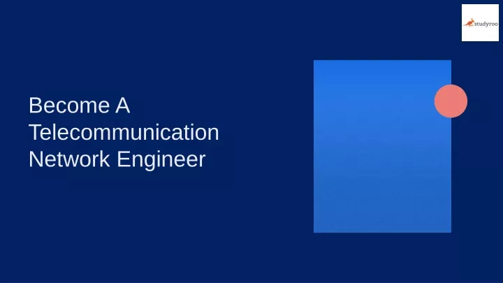 become a telecommunication network engineer