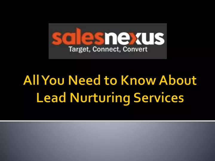 all you need to know about lead nurturing services