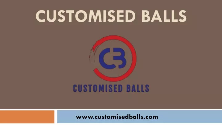 customised balls