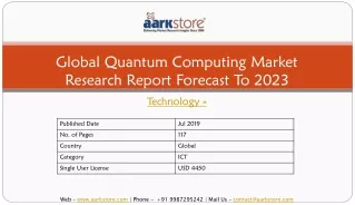global quantum computing market research report forecast to 2023