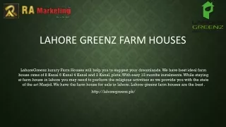 Best Farm House Society In Lahore| Updated 2020