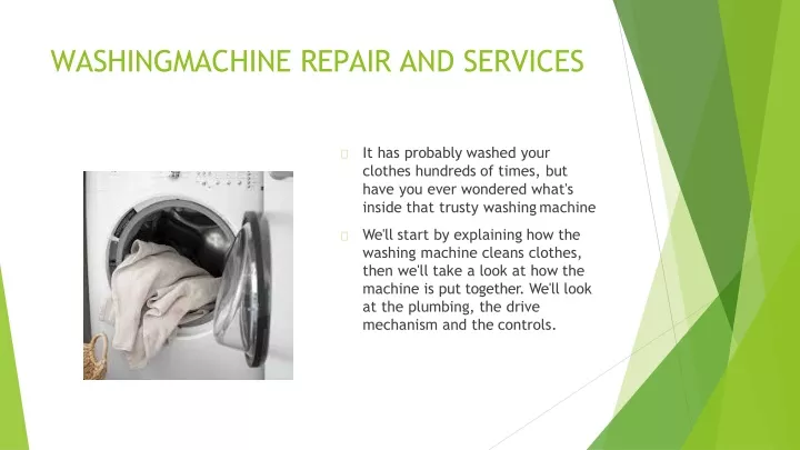 washingmachine repair and services