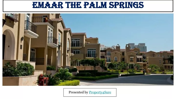 emaar the palm springs