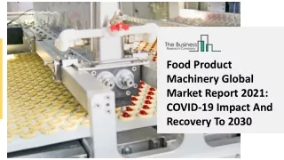 food product machinery global market report 2021