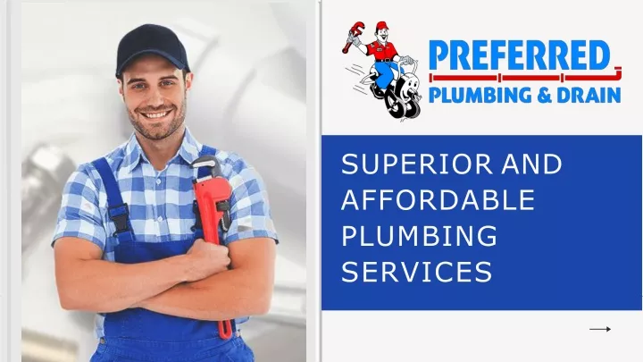 superior and affordable plumbing services