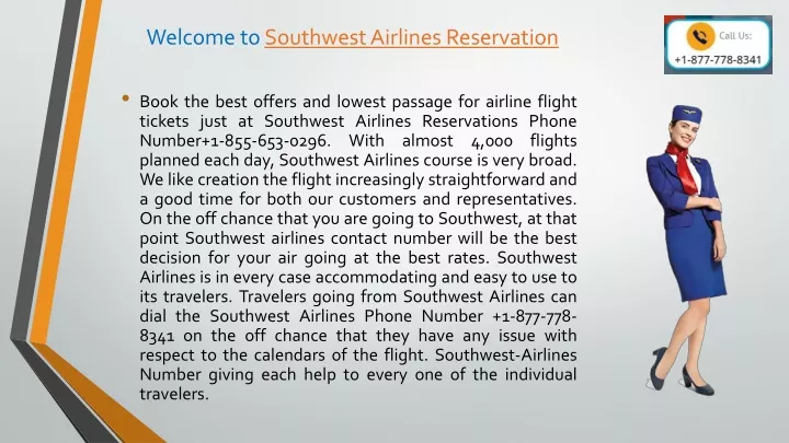 welcome to southwest airlines reservation